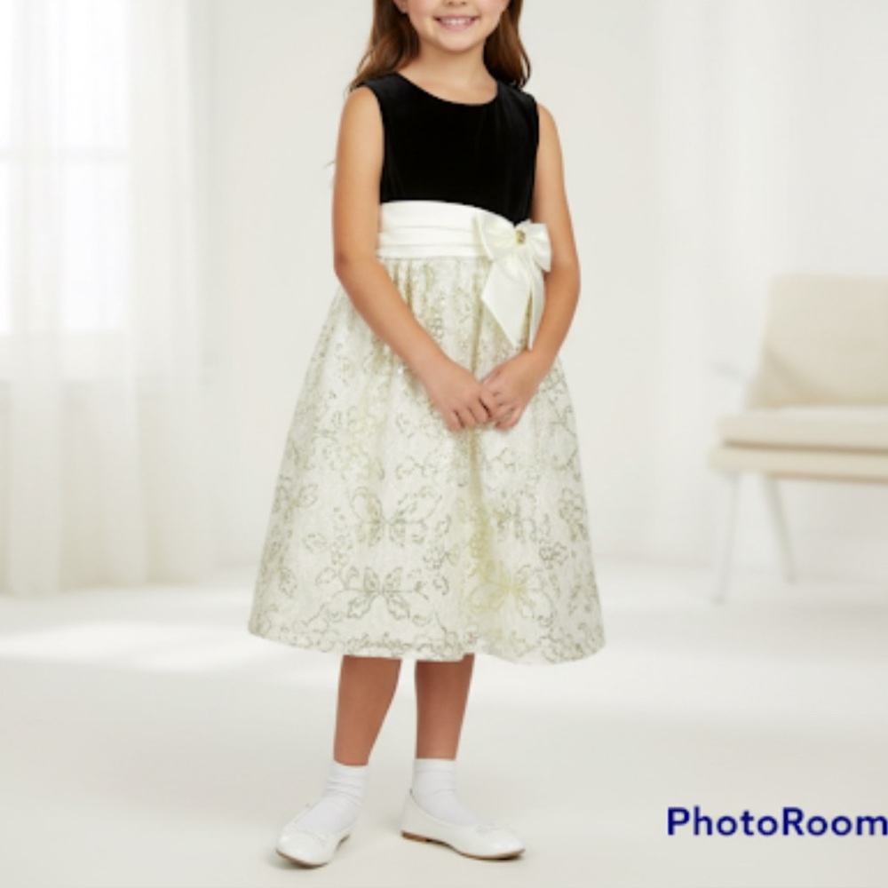 Layne Copeland girls velvet dress sz10